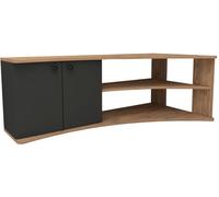 Meuble TV Termera Pin Atlantique Anthracite 135x 48,6 x 67,7