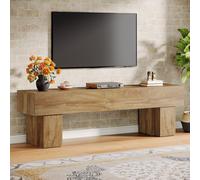 Meuble TV Tribesigns 160 cm, console TV basse pour salon, 40 x 160 x 50 cm, meuble TV pour téléviseur 140-165 cm
