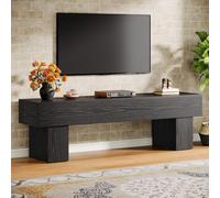 Meuble TV Tribesigns 160 cm, console TV basse pour salon, 40 x 160 x 50 cm, meuble TV pour téléviseur 140-165 cm