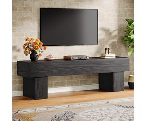 Meuble TV Tribesigns 160 cm, console TV basse pour salon, 40 x 160 x 50 cm, meuble TV pour téléviseur 140-165 cm