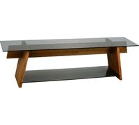 Meuble TV Tv201 noyer noir 158 x 40 x h45 cm