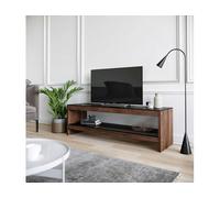 Meuble TV Tv301 noyer 140 x 40 x h45 cm