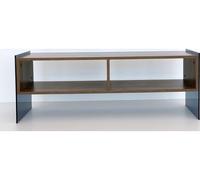 Meuble TV Tv405 noyer fumé 120 x 35 x h45 cm