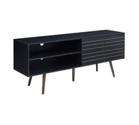 Meuble TV Vare 160 x 40 x 66 cm noir