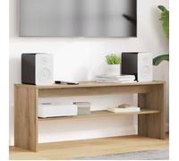 vidaXL Meuble TV Chêne Artisanal 100 x 30 x 40 cm Bois d'ingénierie, Meubles Modernes pour Le Salon, Meuble TV rectangulaire, Rangement média Robuste, Centre de Divertissement astucieux