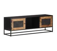 vidaXL Tv-meubel 120x30x40 cm ruw mangohout323148 Brun G
