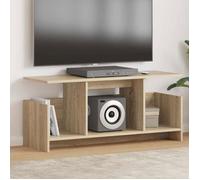 Meuble TV - VIDAXL - Chêne Sonoma 102 x 35 x 45 cm - Bois d'ingénierie - Surface résistante - Design contemporain