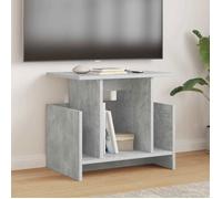 Meuble TV - VIDAXL - Support TV - Gris béton - 50 x 35 x 45 cm - Bois d'ingénierie