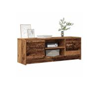 Meuble TV vieux bois 102x30x37,5 cm bois d'ingénierie 855816