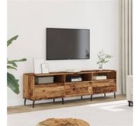 vidaXL Meuble TV Vieux Bois 150x30x44,5 cm – Bois d'ingénierie Multicolore