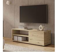 Meuble TV - VIVA - Blanc - Meuble de salon - dł. 110 cm x szer. 35 cm x wys. 51 cm - Artisan