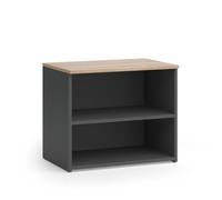 Meuble TV Wido, 60x50cm avec 2 compartiments, Anthracite/Sonoma, Vicco 56260