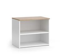 Meuble TV Wido, 60x50cm avec 2 compartiments, Blanc/Sonoma, Vicco 56263