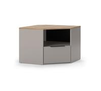 Vicco Meuble TV Wido, Grège, 68x50cm, Convient comme Support TV avec étagères Ouvertes