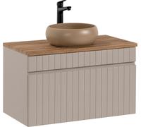 Meuble vasque à poser - 80 cm - Emblematic Cashmere