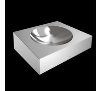 Meuble vasque individuel KWC, modèle robuste, finition Edst, dimensions 500x160x425 mm, fixation murale arrière