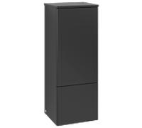 Meuble vasque mi-hauteur Villeroy & Boch Antao K43000PD 41,4 x 103,9 x 35,6 cm, laque couleur noire mate