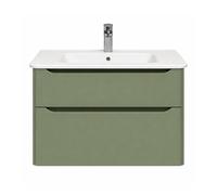 Meuble vasque supendu VitrA Sento Round 120cm Vert mat