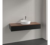 Villeroy & Boch V&B Meuble sous lavabo sans structure de façade Antao 120x19x50cm, HL, WBP w. wal, bla m Lac Quantité:1