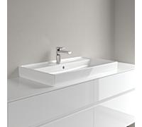 Meuble vasque Villeroy & Boch Collaro 4A338G01 800 x 465 x 160 mm, avec trop-plein, dessous poncé, blanc alpin