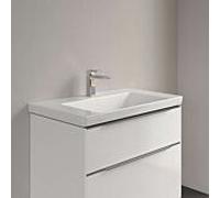 Villeroy & Boch Lavabo Subway 3.0 80×47 cm sans trop-plein 1 trou CeramicPlus blanc alpin 4A7081R1