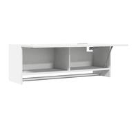 Meuble vêtements Blanc - LEMON® Garde-robe - grand stockage - Armoire penderie - Blanc - 100x32,5x35cm - Bois d'ingénierie 919 Solde