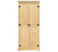Meuble vêtements Brun - LEMON® Garde-robe - grand stockage - Armoire penderie - Corona 76x50x170cm - Bois de pin massif 815 - Soldes