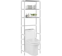 Meuble WC Colonne Salle de Bain Design Moderne Décor - LeChic - 3 niveaux - Gris