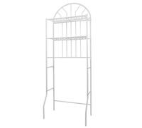 Meuble WC, Étagère de salle de bains 3 étagères - ERROLVES - Blanc - 62*34*177 CM