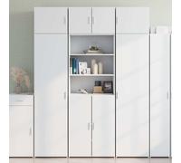 Meubles Armoire haute Blanc 70x42,5x225 cm Bois composite - Commodes 3281315