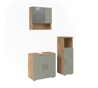 Meubles bain Irma, 3 pièces, Vert sauge, Vicco 59142