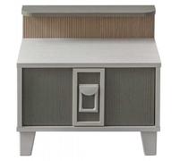 Meubles complets pour enfants Lit d'enfant Lit en bois Set 5pcs Chambre d'enfant Gris