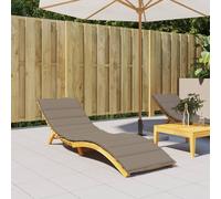 Meubles Coussin pour bain de soleil Taupe 200x60x3 cm Tissu Oxford - Coussins pour meubles de jardin 314211