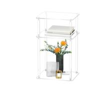 Meubles D'appoint Transparents - Petite Armoire De Rangement, Solution Moderne Permettant D'économiser De L'espace, Améliorant Les Intérieurs | Compagnon De Station Utilitaire Polyvalent Pour L'héberg