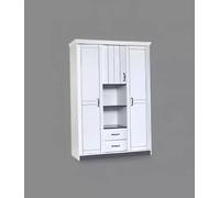 Meubles de campagne Chambre à coucher Armoire Armoire blanche Armoires 140cm