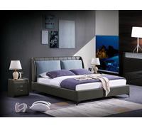 Meubles de chambre à coucher de luxe 3pcs Ensemble complet Lit 2x Tables de nuit Design moderne