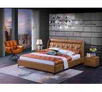 Meubles de chambre à coucher de luxe Lit 2x Table de nuit Set Lits Hôtel Meubles 3pcs Vivre