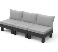 Meubles de jardin Keter Elements Canapé 3 places graphite