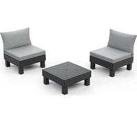 Meubles de jardin Keter Elements Ensemble modulaire pour balcon graphite