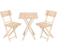 Meubles de jardin Set de meubles en bois pour le jardin Balcon Chaise de jardin Chaise pliante en bois Set de table de jardin