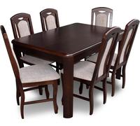 Meubles de salle à manger classiques Ensemble de table en bois Set complet 7pcs. groupe de repas