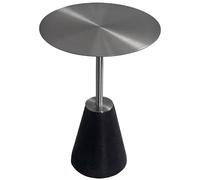 Meubles De Salon Table d'appoint de canapé en Ciment créatif, Ronde Acier Inoxydable, d'angle Mobile, Basse Style Industriel for la Maison Tables D'appoint Salon