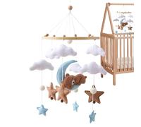 Meubles pour berceau | Ours Meubles Lit Enfant en Peluche Feutre - Ours et Calmant en Feutre Décoration pour Chambre d'Enfants Chambre et Landau