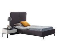 Meubles pour enfants gris Designer Lit d'enfant en bois Table de nuit de luxe Garniture