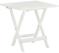 Meubles Table de bistrot Blanc 46x46x47 cm Bois massif Acacia - Tables de jardin 41436