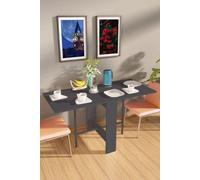 Meubles Table pliante Table murale pliante MDF anthracite 134 x 60 cm