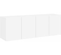 Meubles TV muraux 2 pcs blanc 60x30x41 cm
