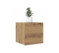 vidaXL Meubles TV muraux 2 pcs Chêne artisanal 30,5x30x30 cm Multicolore