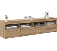 Meubles TV muraux 2 pcs Chêne artisanal 80 x 30 x 40 cm