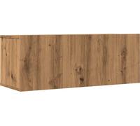 Meubles TV muraux 2 pcs chêne artisanal 80x30x30 cm
